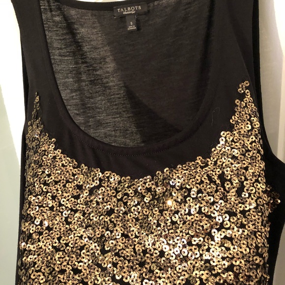 Talbots sequin tank - Picture 3 of 6